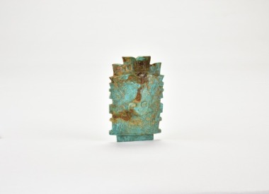 A Turquoise Anthropomorphic Plaque Shang To Zhou / Warring States Period
