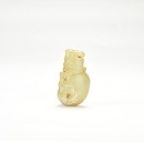 Jade Anthropomorphic Pendant. Warring States to Western Han Dynasty - 4
