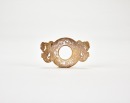 Western Han Dynasty (circa 2nd&ndash;1st century BC) A Carved Jade Ring Pendant with Twin Mythical Beast Heads