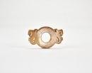 Western Han Dynasty (circa 2nd&ndash;1st century BC) A Carved Jade Ring Pendant with Twin Mythical Beast Heads - 3