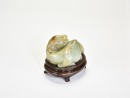 A Jade Camel (Woodstand) Tang / Song Dynasty. - 2