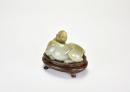 A Jade Camel (Woodstand) Tang / Song Dynasty. - 3