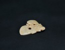 Late Neolithic Period. A Jade (or Stone) Anthropomorphic Mask Pendant. - 5