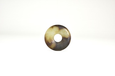 A Carved Jade Bi Disc China, Late Warring States to Western Han Dynasty.