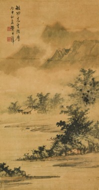 Huang Junbi (1898&ndash;1991), Ink and Color on Paper, Hanging Scroll, Signed and Sealed.