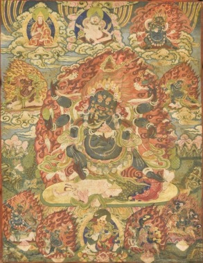 Tibetan Thangka of Mahākāla (18th&ndash;19th century)
