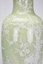 A Group Of Eight Celadon-Glazed Porcelain Vases And Famille-Rose Porcelain Plaques - 3
