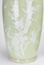 A Group Of Eight Celadon-Glazed Porcelain Vases And Famille-Rose Porcelain Plaques - 4