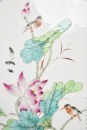 A Group Of Eight Celadon-Glazed Porcelain Vases And Famille-Rose Porcelain Plaques - 11