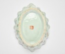 A Group of Five Famille-Rose Dishes on Pale Celadon-Green Ground - 5