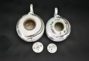 A Pair of Famille-Rose Teapots with Figural and Floral Decoration - 7