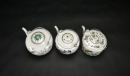 A Group of Three Famille-Rose Teapots with Landscape and Bird-and-Flower Designs, Tongzhi Marks - 7