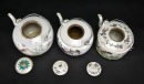 A Group of Three Famille-Rose Teapots with Landscape and Bird-and-Flower Designs, Tongzhi Marks - 8