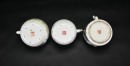 A Group of Three Famille-Rose Teapots with Landscape and Bird-and-Flower Designs, Tongzhi Marks - 9