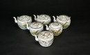 A Group of Six Famille-Rose and Ink-Decorated Teapots