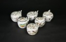 A Group of Six Famille-Rose and Ink-Decorated Teapots - 2