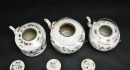 A Group of Three Famille-Rose Teapots with Floral Decoration - 7