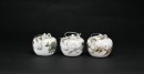 A Group of Three Famille-Rose Porcelain Teapots, Tongzhi Period - 2