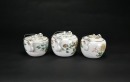 A Group of Three Famille-Rose Porcelain Teapots, Late Qing/Republic - 2