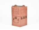 Dai Yuping. A Square Red Pottery Teapot and Warming Stand, &lsquo;Tiehuaxuan Zhi&rsquo; Mark, Year 1925 - 4