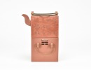 Dai Yuping. A Square Red Pottery Teapot and Warming Stand, &lsquo;Tiehuaxuan Zhi&rsquo; Mark, Year 1925 - 5