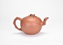 A Yixing Stoneware &lsquo;Squirrel and Grape&rsquo; Teapot, Signed Hongquan - 5