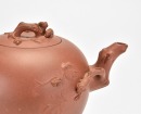 A Yixing Stoneware &lsquo;Squirrel and Grape&rsquo; Teapot, Signed Hongquan - 10