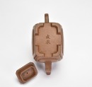 A Yixing Stoneware Square Teapot, Signed Youquan - 9