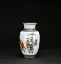 Qing A Famille Rose and Gilt &lsquo;Boys&rsquo; Vase, Iron-Red &lsquo;Qianlong&rsquo; Mark - 3