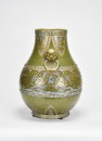 A Large Archaistic Bronze-Style Glazed Vase, &lsquo;Jiuwan Shanfang&rsquo; Mark, Late Qing Dynasty - 2