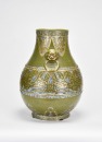 A Large Archaistic Bronze-Style Glazed Vase, &lsquo;Jiuwan Shanfang&rsquo; Mark, Late Qing Dynasty - 4