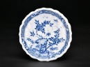 A Blue and White Lobed Stem Dish (Late Qing) - 5