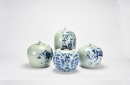 19th Century - A Group of Four Blue and White Porcelain Jars, Comprising a &lsquo;Hundred Antiques&rsquo; Jar and a Double Happiness Covered Jar - 2