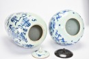 19th Century - A Group of Four Blue and White Porcelain Jars, Comprising a &lsquo;Hundred Antiques&rsquo; Jar and a Double Happiness Covered Jar - 5