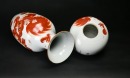 A Copper-Red Decorated Vase and Covered Jar (Two Pieces) Republic - 5