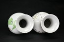 Republic Period (Circa 1928) - A Two Qianjiang-style Enamel Vases with Floral and Bird Decoration - 5