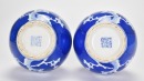 A Three Pairs of Blue-Ground &lsquo;Prunus&rsquo; Vases, 20th Century - 10