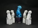 A Group of Five Glazed Foo Lion Figures Republic To 20th Century - 2