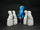 A Group of Five Glazed Foo Lion Figures Republic To 20th Century - 3