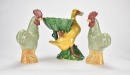 A Group of Twelve Polychrome-Glazed Bird Figures 20th Century - 2