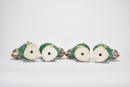 A Group of Twelve Polychrome-Glazed Bird Figures 20th Century - 10
