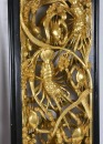 A Pair of Mid 20th-century Carved Wood Wall Relief Panels with a Gilt-painted Finish - 5