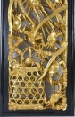 A Pair of Mid 20th-century Carved Wood Wall Relief Panels with a Gilt-painted Finish - 7