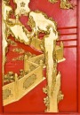 A Set of Four Gilt Relief Figural Courtyard Panels, Mid to Late 20th Century - 10