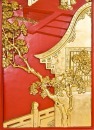 A Set of Four Gilt Relief Figural Courtyard Panels, Mid to Late 20th Century - 11