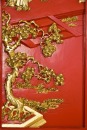 A Set of Four Gilt Relief Figural Courtyard Panels, Mid to Late 20th Century - 12