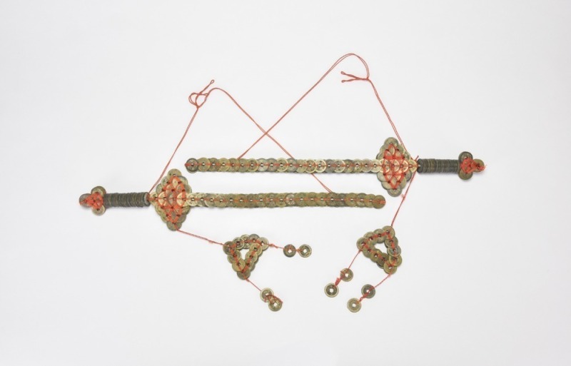 Two Coin Swords Composed of Cash Coins &lsquo;Qing Dynasty&rsquo;