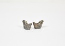 Two Chinese Silver Sycee (Yuanbao) Ingots, Qing Dynasty - 3