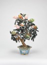 A Hardstone Pomegranate Tree in Cloisonn&eacute; Planter - 3