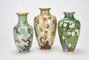 A Group Of Eight Cloisonn&eacute; Enamel Vessels - 2